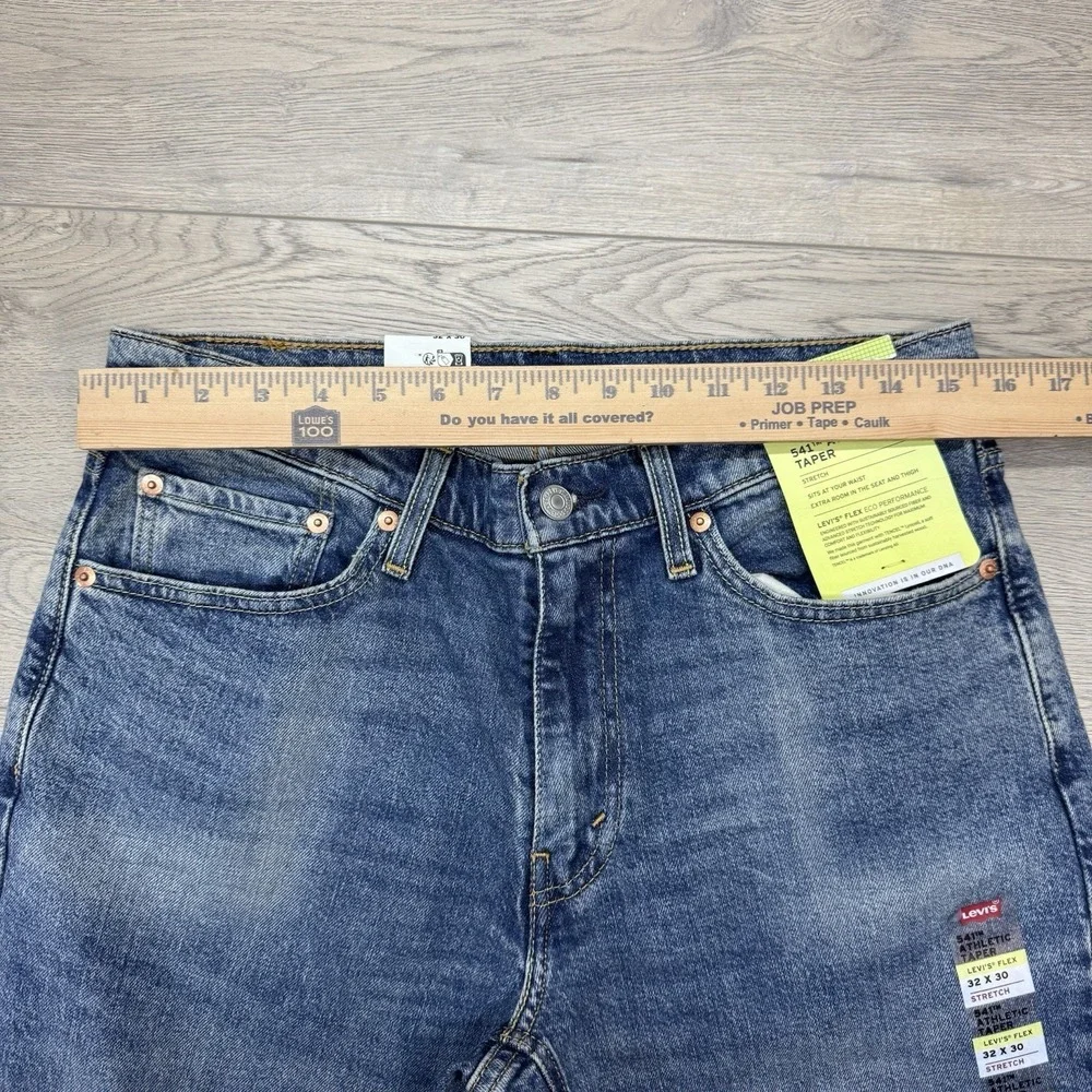 NWT‎ Levi's 541 Athletic Taper Men's Sz 32x30 Blue Denim Jeans
